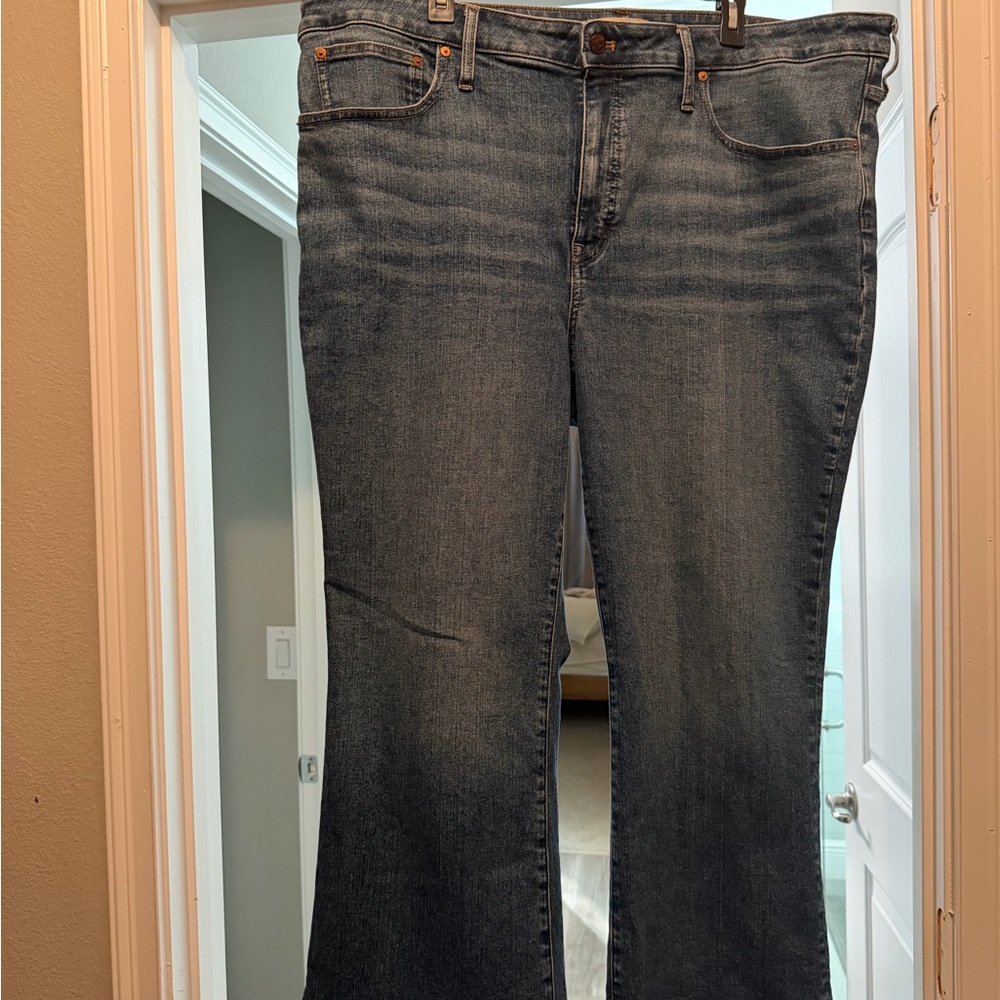 Madewell Dark Blue Boot Cut Jeans